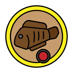 Grilled fish Icon