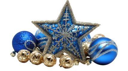 Hanukkah Star Design for Festive Celebrations, PNG File, Transparent Background