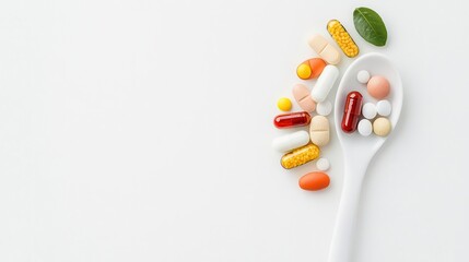 Artistic blend of probiotics helping with nutrient absorption in the digestive system, nutrition, gut flora