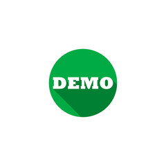 Demo icon isolated on transparent background