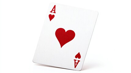 Playing card, white isolate background