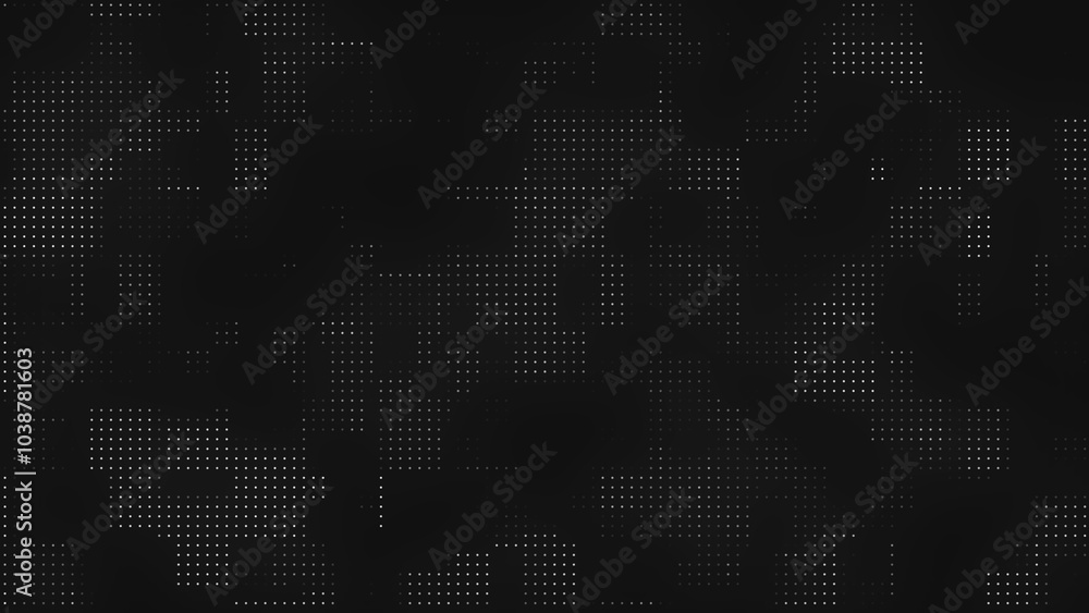 Poster dot pattern seamless background. polka dot pattern template monochrome