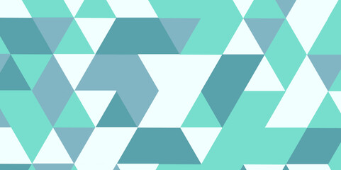 Triangular Geometric Seamless Pattern. Polygon background illustration vector design. Abstract color Low-Polygones Generative Art background illustration. Vector seamless geometric polygon pattern.