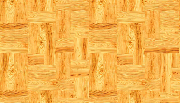 Abstract paneling pattern - seamless pattern - parquet flooring isolated with white highlights, png