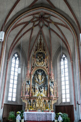 Obraz premium neugotische katholische Pfarrkirche Mariä Geburt Palling