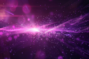 Obraz premium A purple background with a purple wave and lots of purple sparkles