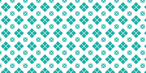 Seamless pattern design with geometric shape | Modern geometric pattern design for texture, banner, presentation, web, flyer, futuristic | Sky color vector pattern design with square and triangle