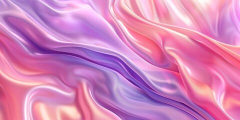 Obraz premium Abstract background with purple and pink waves, dynamic design, gradient transitions, artistic look, smooth lines.