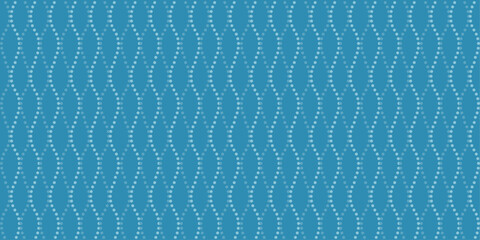 Blue wave dotted line pattern