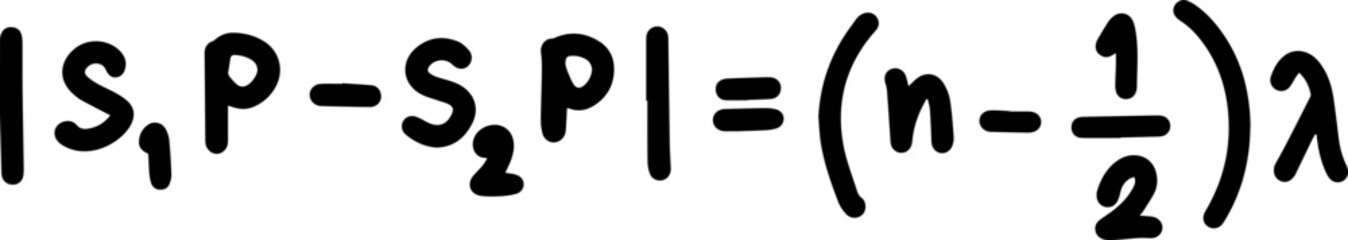 Fototapeta premium Wave physics component illustration