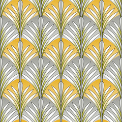 Art Deco Pattern. Seamless vector background. Vector illustration 