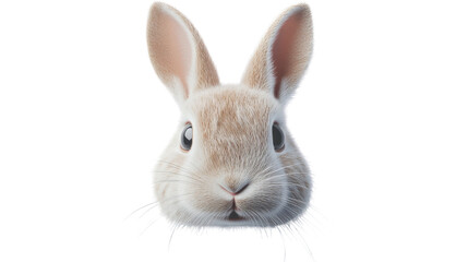 Obraz premium Close Up Portrait of a Cute Bunny Rabbit.