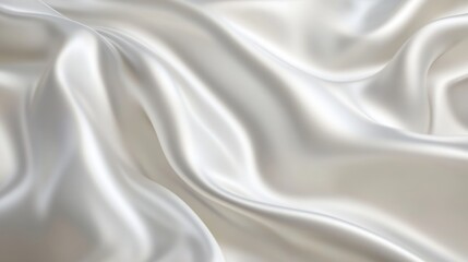 Obraz premium White Silk Fabric Texture
