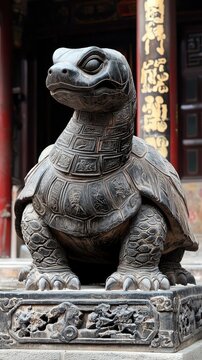 Black Tortoise Sculpture of Xuanwu in North