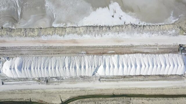 Lake Tuz G&ouml;l&uuml; in Sereflikochisar Turkey