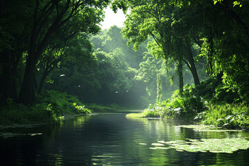 Obraz premium pond in the park