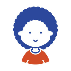 Avatar young sexy woman with african hairstyle