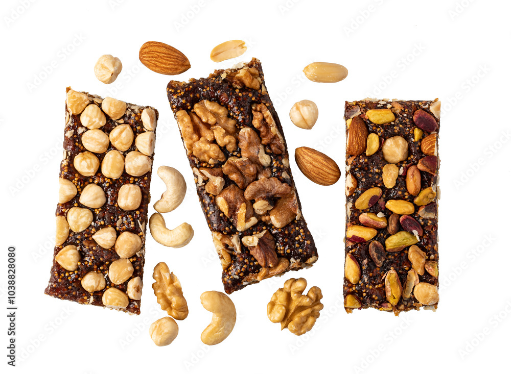 Canvas Prints Granola Bar on transparent background. png file