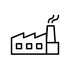 Fototapeta premium factory-icon