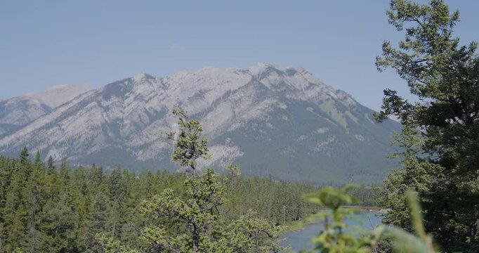 view of the mountains