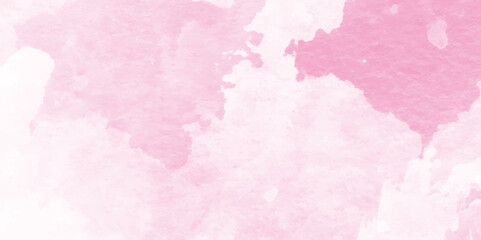 Pink watercolor stain on white with a soft transition.Grunge background frame Soft pink watercolor background,poster, banner and cover design. Hand drawn flower illustration for Valentines Day.