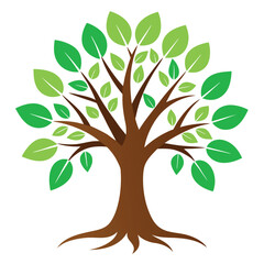 Obraz premium Tree Growth Logo Icon Eco Friendly Nature and Sustainability Vector for Environmental Design