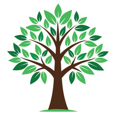 Obraz premium Tree Growth Logo Icon Eco Friendly Nature and Sustainability Vector for Environmental Design