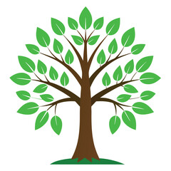 Obraz premium Tree Growth Logo Icon Eco Friendly Nature and Sustainability Vector for Environmental Design