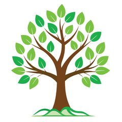 Tree Growth Logo Icon Eco Friendly Nature and Sustainability Vector for Environmental Design