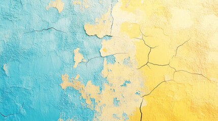 Obraz premium Cracked and Weathered Wall