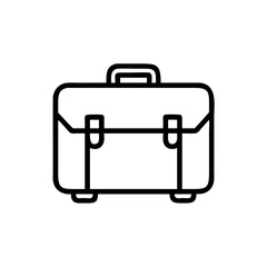 Compact suitcase icon