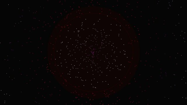 Simulating a quantum system. Probabilistic behavior, Quantum leaps, Entanglement, Wave-like motion, Superposition