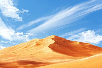 Fototapeta premium Dune landscape under the sky