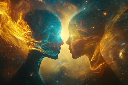 Feuer und Wasser: Begegnung der Elemente