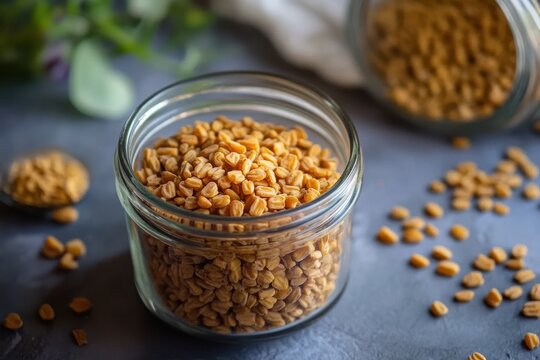 Infusion of fragrant fenugreek seeds