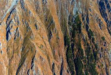 An alpine slope of the Fagaras mountains - Romania