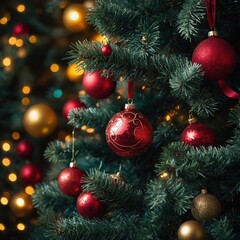 Fototapeta premium Colorful ornaments create a joyful scene