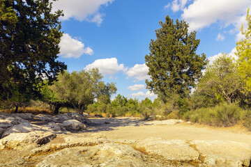A national park in the Judean Mountains, located in eastern Israel.