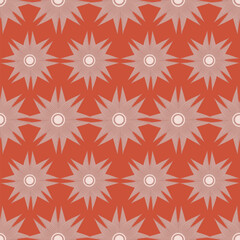 Vector abstract seamless simple floral pattern. Flower pattern. Spring pattern. Pattern for textiles or for cover. Wallpaper. Hand drawn.