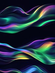 Colorful abstract waves background design
