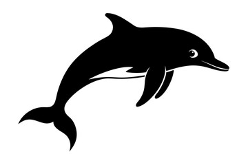 Dolphin Silhouette  vector illustration