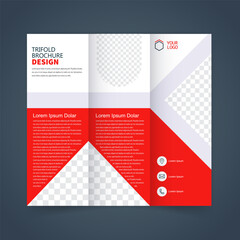 Creative Business Trifold Broucher Design.