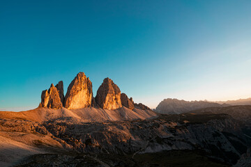 Fototapeta premium Dolomiten Drei Zinnen