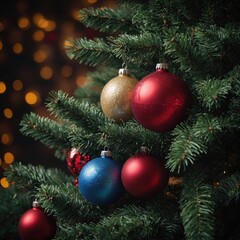 Fototapeta premium Colorful toys create a magical holiday display