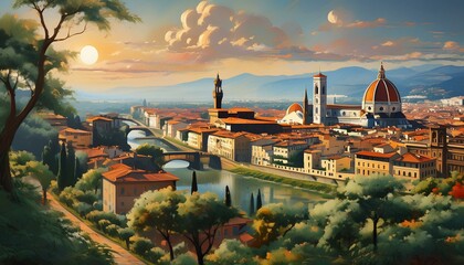Fototapeta premium panorama