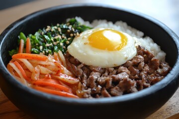 Spicy pork rice bowl