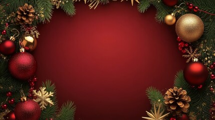 Christmas background with copy space