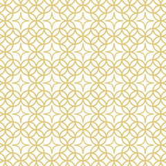 Fototapeta premium Intricate Gold Geometric Pattern Brings Elegance to Design.