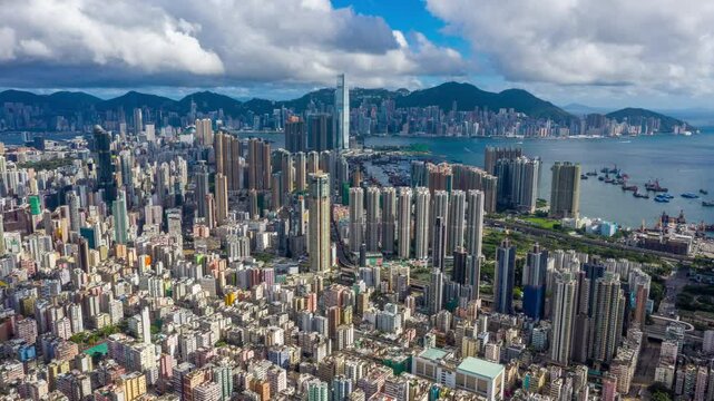 Hong Kong Cityscape from above
