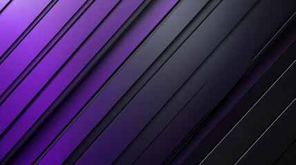 Obraz premium Abstract purple and black diagonal stripes creating a modern background for design projects